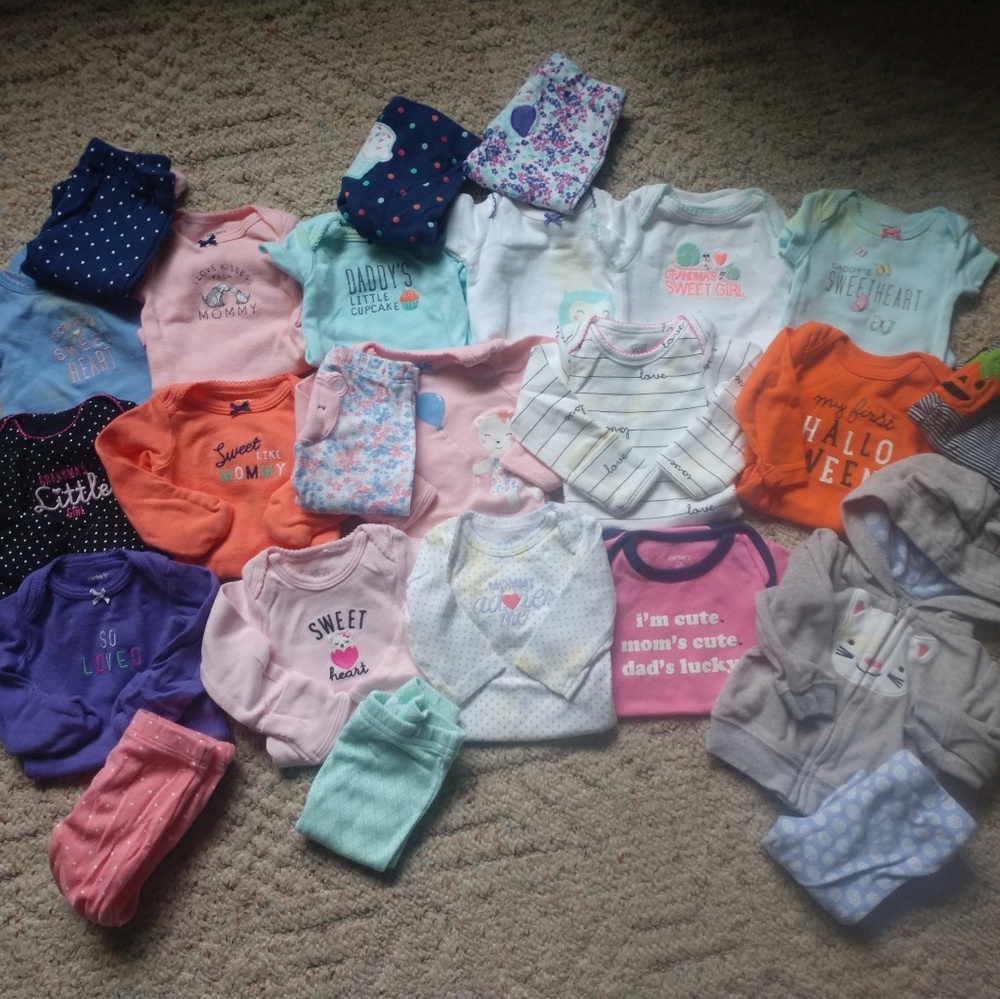 Lot of newborn Carter's